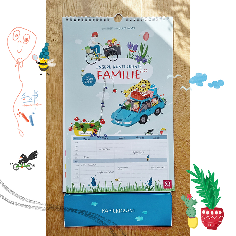 Familienkalender_ulrikehalvax_illustration_wandkalender2026